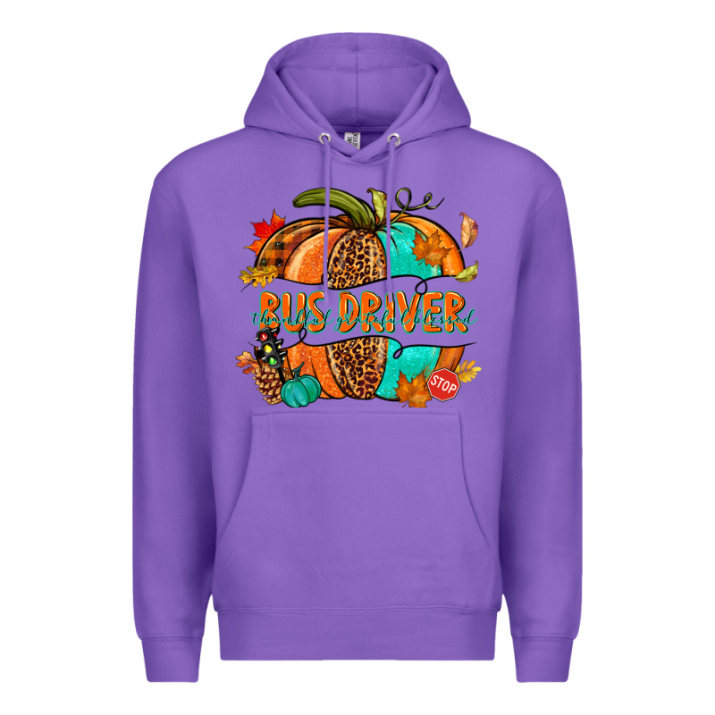 Bus Driver Pumpkin Premium Hoodie by NancyCooperArtShop | Teevron