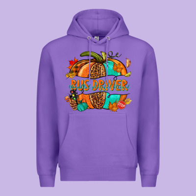 Bus Driver Pumpkin Premium Hoodie Designed By Nancycooperartshop
