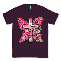Plum faith cancer cross Classic Tee - Zillion Design Studio