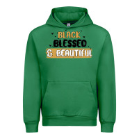 Emerald black blessed & beautiful Urban Hoodie - MaliasSmallBusiness