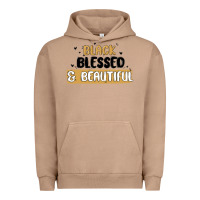 Pigment Burro black blessed & beautiful Urban Hoodie - MaliasSmallBusiness