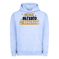 Pigment Grape Ice black blessed & beautiful Urban Hoodie - MaliasSmallBusiness