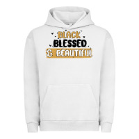 Pigment Lunar Rock black blessed & beautiful Urban Hoodie - MaliasSmallBusiness