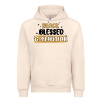 Sandshell black blessed & beautiful Urban Hoodie - MaliasSmallBusiness