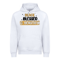 White black blessed & beautiful Urban Hoodie - MaliasSmallBusiness