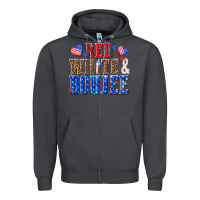 Smoke red white and boujee billie wilder Zipper Hoodie - texasbilliewilder