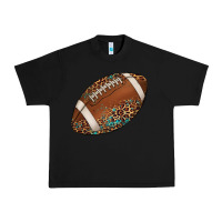 Black western football leopard turquoise pattern Urban Heavy Tee - Artiststas