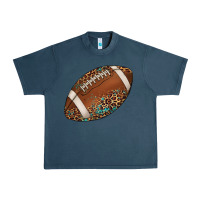 Midnight Navy western football leopard turquoise pattern Urban Heavy Tee - Artiststas