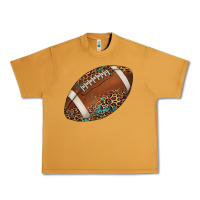 Peanut Butter western football leopard turquoise pattern Urban Heavy Tee - Artiststas