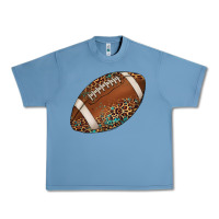 Pebble Blue western football leopard turquoise pattern Urban Heavy Tee - Artiststas