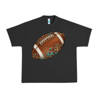 Pigment Black western football leopard turquoise pattern Urban Heavy Tee - Artiststas