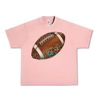 Salmon western football leopard turquoise pattern Urban Heavy Tee - Artiststas