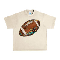 Sandshell western football leopard turquoise pattern Urban Heavy Tee - Artiststas