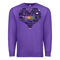 Purple spanish mothers day Premium Sweatshirt - JahusDesignShop