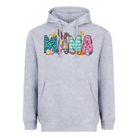 Heather Grey Easter Mama Easter Day Heavyweight Hoodie - Neo Western