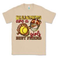 Mushroom diamonds are a girls best friend softball Classic Tee - texasbilliewilder