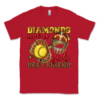 Red diamonds are a girls best friend softball Classic Tee - texasbilliewilder