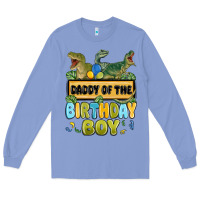 Colony Blue daddy of the birthday boy Long Sleeve Tee - MaliasSmallBusiness