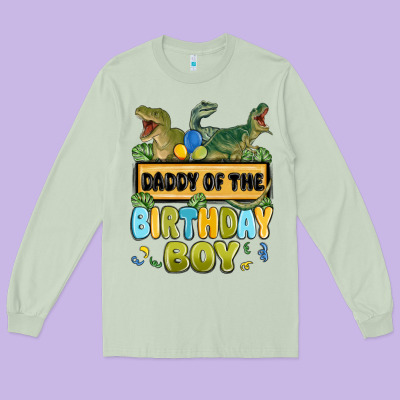 Long Sleeve Tee daddy of the birthday boy