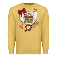 Antique Gold hey bubba bubba swing Premium Sweatshirt - JahusDesignShop
