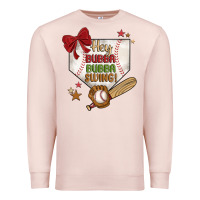 Pale Pink hey bubba bubba swing Premium Sweatshirt - JahusDesignShop