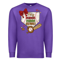 Purple hey bubba bubba swing Premium Sweatshirt - JahusDesignShop