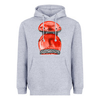 Heather Grey red leg guard fa element Heavyweight Hoodie - FaDigitalArtStudio