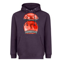 Plum red leg guard fa element Heavyweight Hoodie - FaDigitalArtStudio