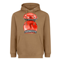 Toasted Coconut red leg guard fa element Heavyweight Hoodie - FaDigitalArtStudio