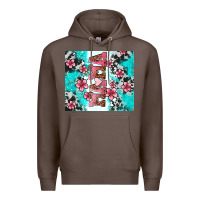 Coffee floral mama Premium Hoodie - AdoDesignShop