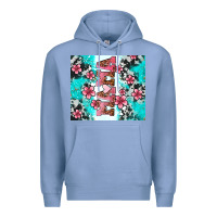 Colony Blue floral mama Premium Hoodie - AdoDesignShop