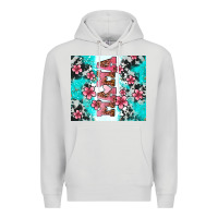 Dove Grey floral mama Premium Hoodie - AdoDesignShop
