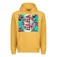 Mustard floral mama Premium Hoodie - AdoDesignShop