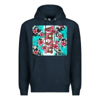 Navy floral mama Premium Hoodie - AdoDesignShop