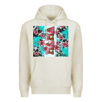 Oatmeal Heather floral mama Premium Hoodie - AdoDesignShop
