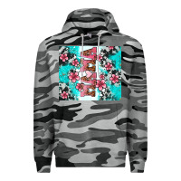 Slate Camo floral mama Premium Hoodie - AdoDesignShop