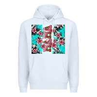 White floral mama Premium Hoodie - AdoDesignShop