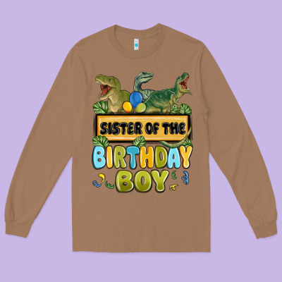 Long Sleeve Tee sister of the birthday boy