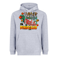 Heather Grey rawr means grateful in dinosaur Heavyweight Hoodie - CowhideDigitalArt