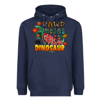 Navy rawr means grateful in dinosaur Heavyweight Hoodie - CowhideDigitalArt