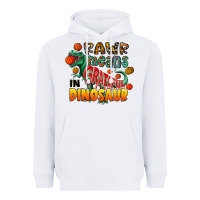 White rawr means grateful in dinosaur Heavyweight Hoodie - CowhideDigitalArt