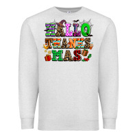 Oatmeal Heather hallothanksmas Premium Sweatshirt - AdoDesignShop
