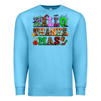 Ocean Blue hallothanksmas Premium Sweatshirt - AdoDesignShop
