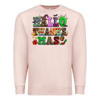 Pale Pink hallothanksmas Premium Sweatshirt - AdoDesignShop