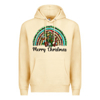 Pina Colada merry christmas cactus rainbow Premium Hoodie - BarkalooDesign