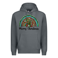 Rock merry christmas cactus rainbow Premium Hoodie - BarkalooDesign