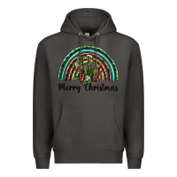 Smoke merry christmas cactus rainbow Premium Hoodie - BarkalooDesign
