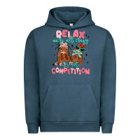Pigment Midnight Navy relax we're all crazy it's not competition Urban Hoodie - MaliasSmallBusiness