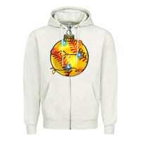 Christmas Softball Zipper Hoodie | Teevron