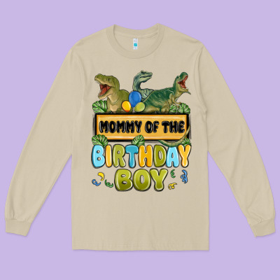 Long Sleeve Tee mommy of the birthday boy